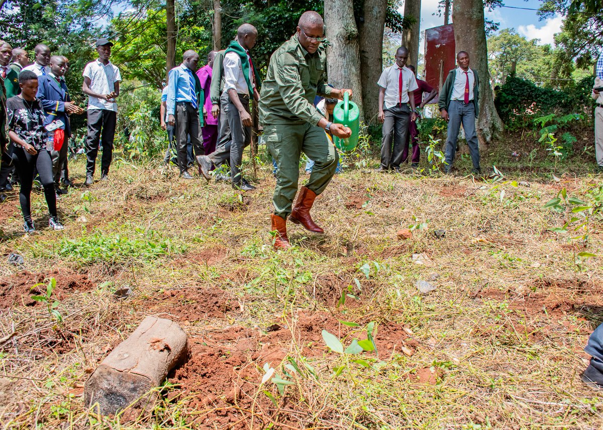 DCoS_KE's tweet photo. @DCOS_KE @eliudowalo emphasized the  value of growing trees as a major mitigating factor against the negative impacts of climate change. https://t.co/yMiR3vda9N