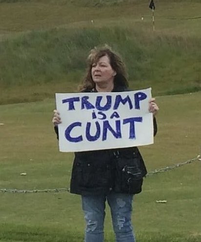 SkeletonOscar's tweet photo. An image that never fails to amuse me because you just know it annoys all the right people, as she did right until the end (and, I'll wager beyond). 
Rest in peace Janey Godley. https://t.co/CxOMBrahuN