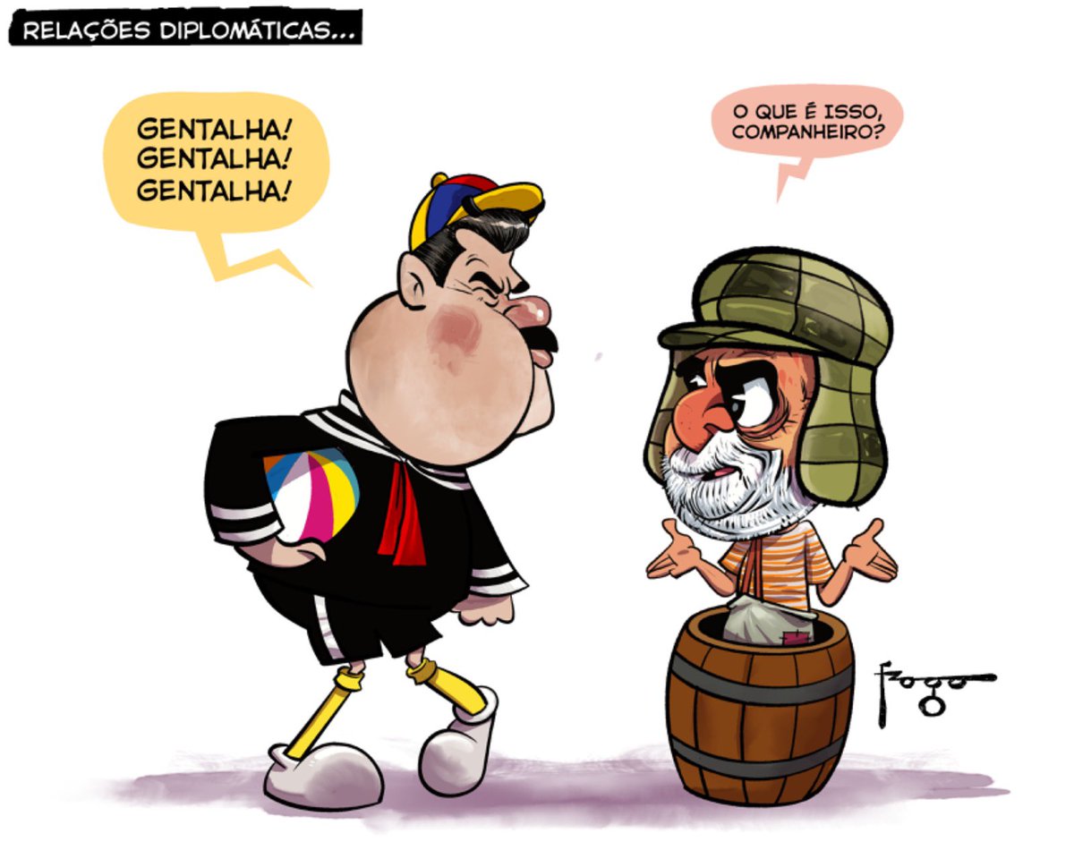 Charge publicada em GZH e Zero Hora.
#charge #desenhodeimprensa #fragadesenhos #ilustracao #desenho  #maduro #NicolásMaduro #venezuela #diplomacia #AmericaLatina