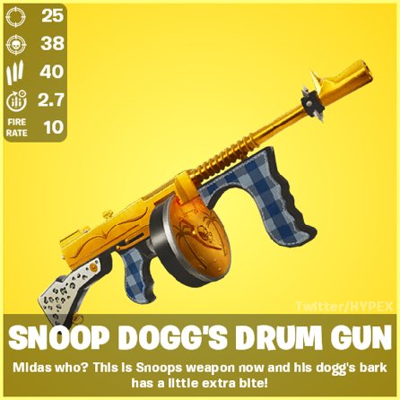 SNOOP DOGG’S MYTHIC DRUM GUN