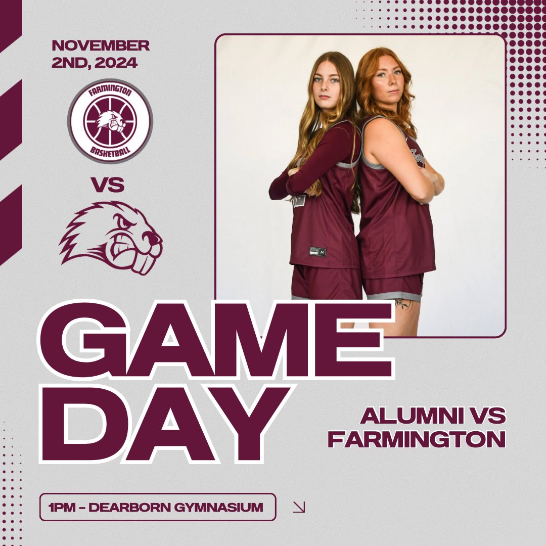 umfwbb's tweet photo. First game day of the year!! The Beavers of today take on the the Beavers of yesterday! See everyone at 1pm in Dearborn!🏀🦫 https://t.co/ewcg5i2x4i