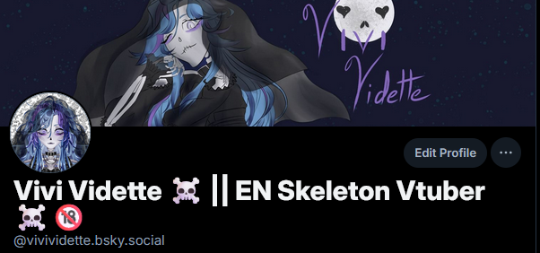 Vivi Vidette ☠ || EN Skeleton Vtuber ☠🔞 tweet media