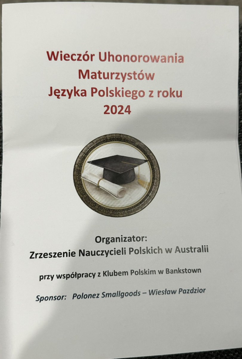 A great night celebrating the 2024 Polish HSC students! 🎉 This event marks a significant milestone in our students' journeys. A heartfelt thank you to our amazing Polish teachers for their unwavering support &amp; guidance.🌟