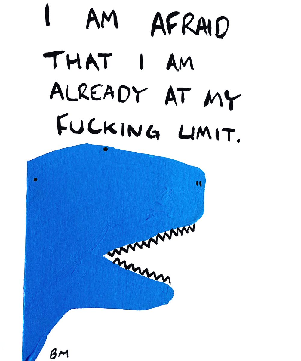 BadlyDrawnBears's tweet photo. I am afraid that I am already at my limit xox https://t.co/dkX2b2NS0T