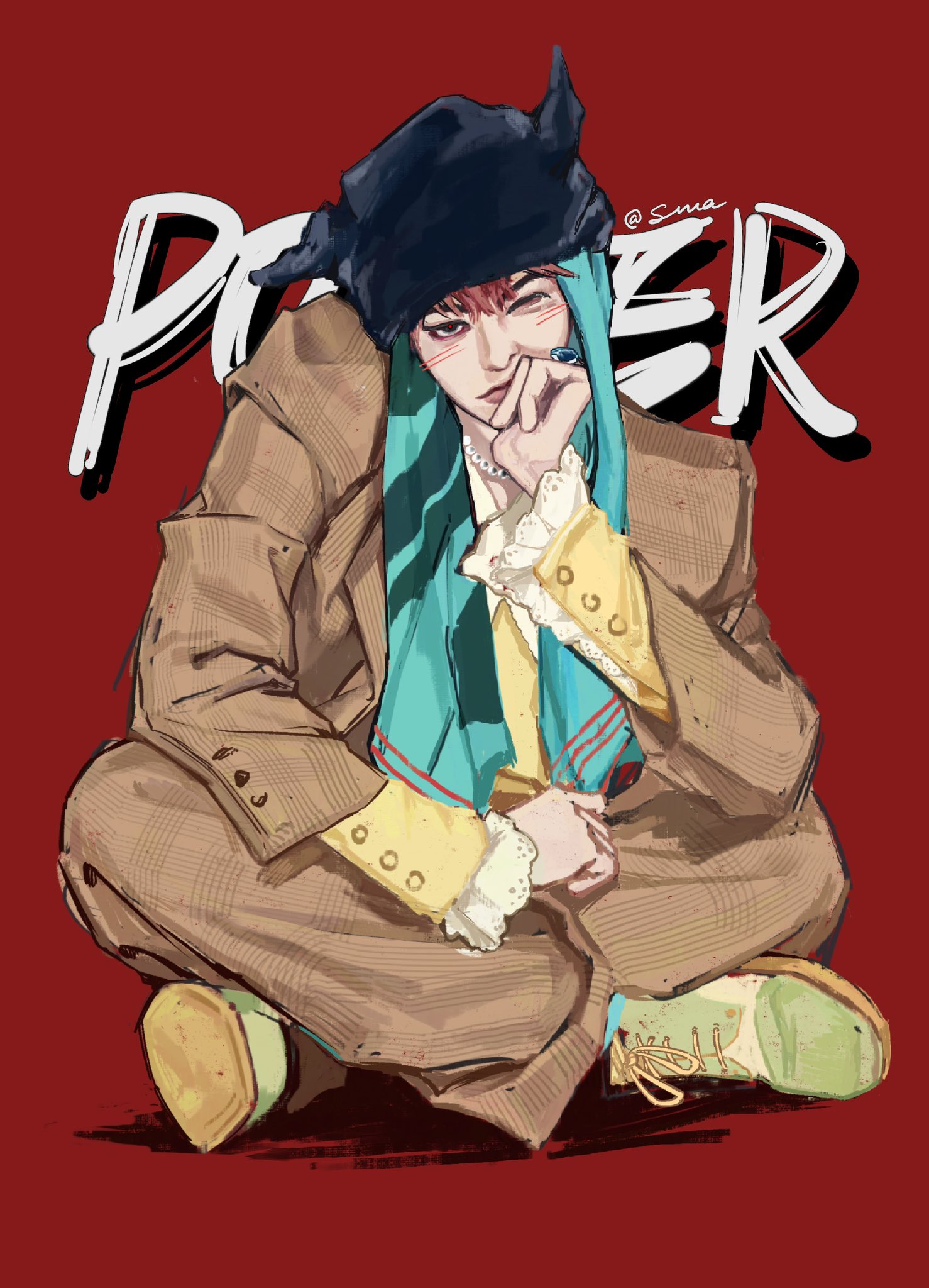 G-DRAGON GD Übermensch フーディー　パーカー　ホワイト G-DRAGON / q's ( GDGDGD )のパーカー通販 ∞ SUZURI（スズリ）