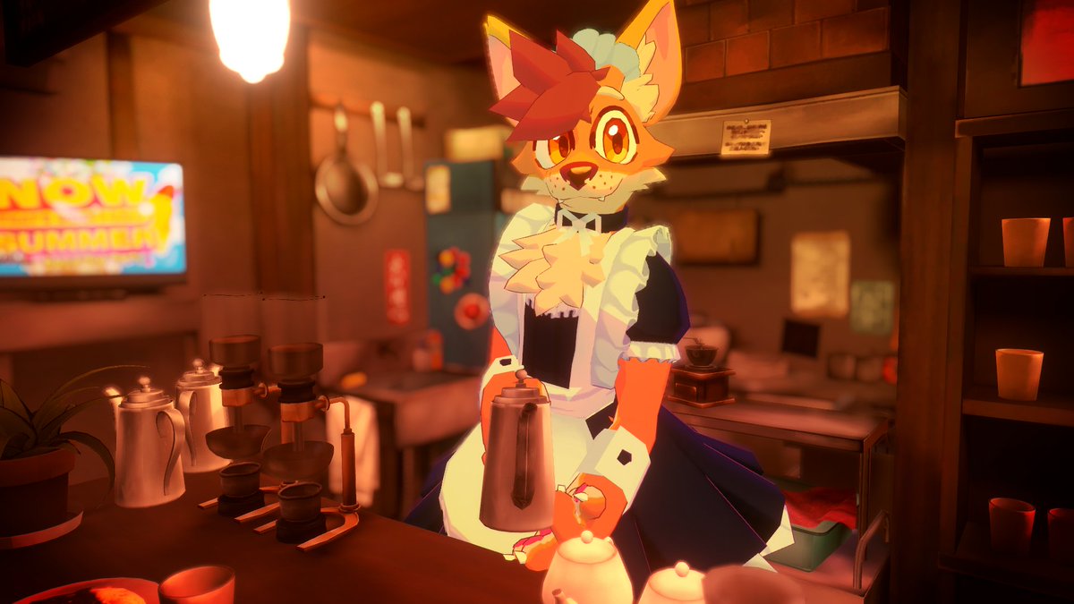 ❤️That's one hecking adorable Maid Outfit !❤️
✨Available NOW on Gumroad!✨ #furry #vrchat
kokou.gumroad.com/l/maiduwu
