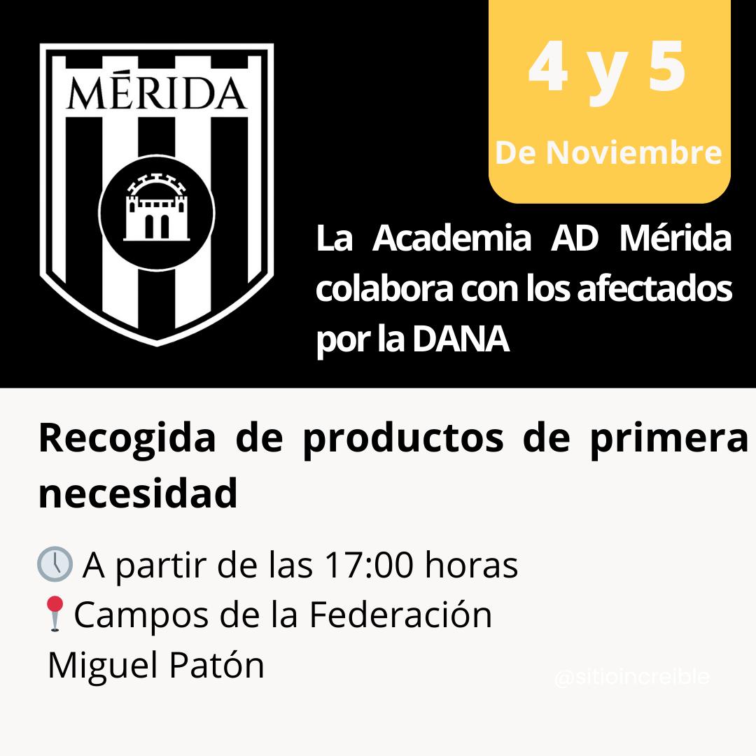 🚨 𝐑𝐞𝐜𝐨𝐠𝐢𝐝𝐚 𝐝𝐞 𝐩𝐫𝐨𝐝𝐮𝐜𝐭𝐨𝐬 𝐝𝐞 𝐩𝐫𝐢𝐦𝐞𝐫𝐚 𝐧𝐞𝐜𝐞𝐬𝐢𝐝𝐚𝐝 para los afectados por la DANA

📅 4 y 5 de noviembre en Los Campos de la Federación 🏟️

🚛 Mandaremos todos los productos el miércoles

🙏🏻 Tu ayuda es muy importante