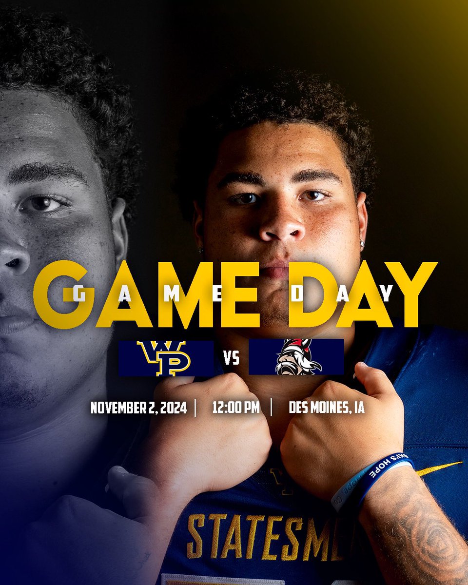 WPUAthletics's tweet photo. 🏈 Grand View
📍 Duke Williams Stadium
⏰ 12:00 PM
📊 https://t.co/DNHWPVEZi3
📺 https://t.co/feygngVX3z https://t.co/pFLqEbjiVB