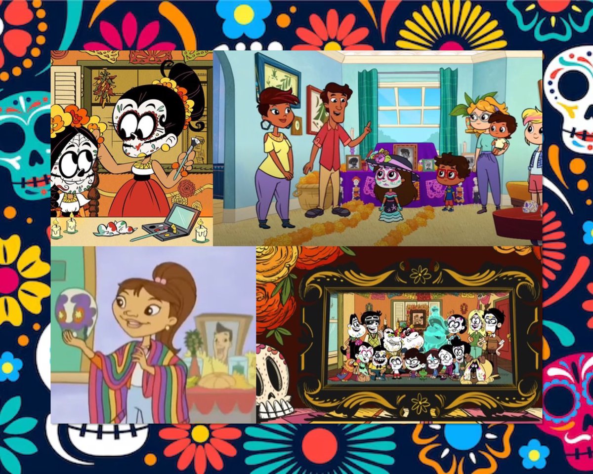 19Coolguy's tweet image. Feliz #DiadeLosMuertos todos!🕯️💀🌺🇲🇽#thecasagrandes #rosiesrules #mayaandmiguel