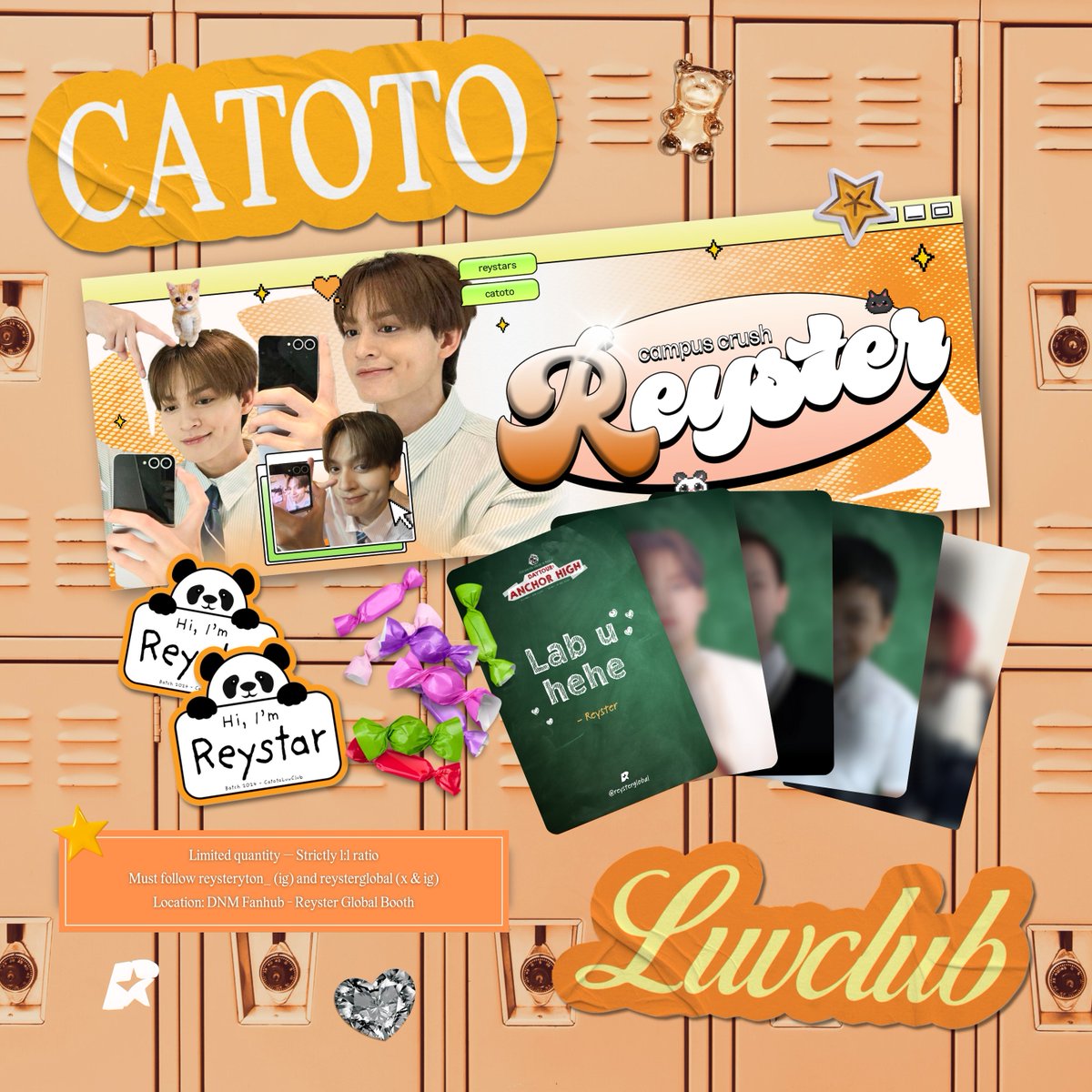 [💌] 241102 catotoluvclub 

Sweetening the concert experience. Enjoy these freebies and let’s make beautiful concert memories together! See you there Reystars and Anchors!🧡

#DAYTOUR_ANCHORHIGH
#HORI7ON #호라이즌 #REYSTER #레이스터 <a href="/HORI7ONofficial/">HORI7ONofficial</a>