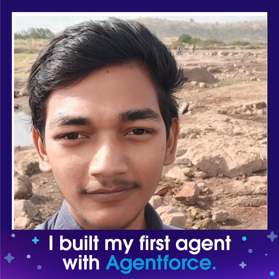 Abhishek Sinha (@sinhaabhishek_7) on Twitter photo I built my first agent with Agentforce 🎉
Complete the <a href="/salesforce/">Salesforce</a> #BuiltWithAgentforce Quest to build yours today and celebrate your new skills with a custom photo. 🤖
Start learning: sforce.co/agentforcequest
#SFgiveaway I built my first agent with Agentforce 🎉
Complete the <a href="/salesforce/">Salesforce</a> #BuiltWithAgentforce Quest to build yours today and celebrate your new skills with a custom photo. 🤖
Start learning: sforce.co/agentforcequest
#SFgiveaway