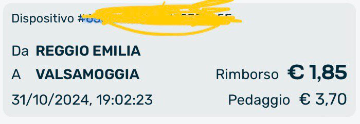 Giovedì ho impiegato quasi 2 ore per fare 65 km, oggi mi è arrivato il rimborso dell'autostrada di 1,85 euro: le piccole gioie della vita. :)