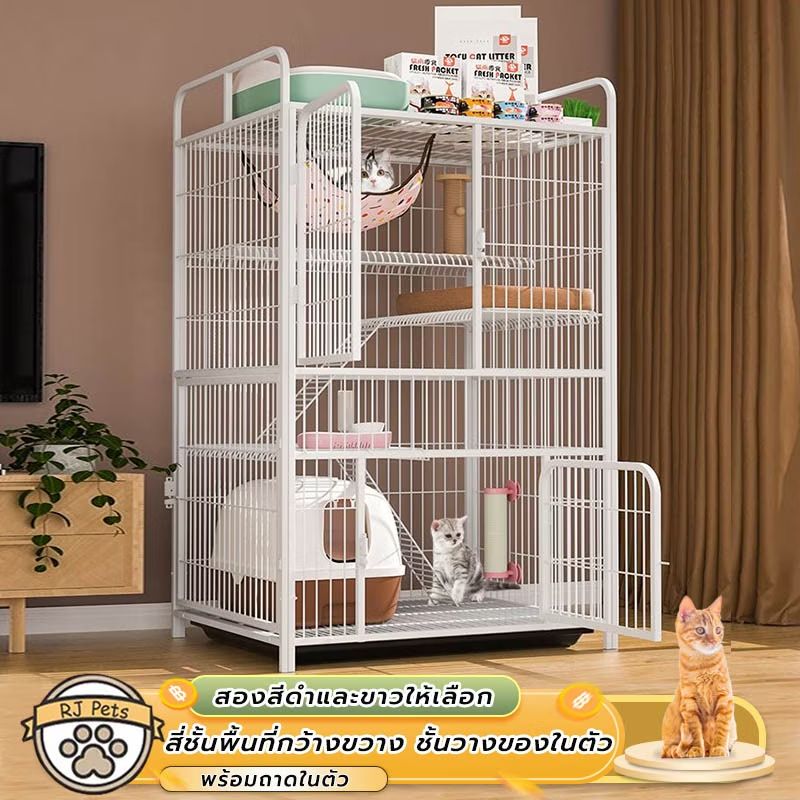 whattt_why's tweet photo. ลองดู 😺สินค้าอยู่ในไทย พร้อมส่ง😺 กรงขังแมว กรงแมวพับได้ Cat Cage กรงแมว3-4ชั้น กรงแมวคอนโด 86x62x140cm ของดีมีคุ ในราคา ฿1,298 ที่ Shopee https://t.co/c70zHPhPEC https://t.co/Tb1bI2RjVv