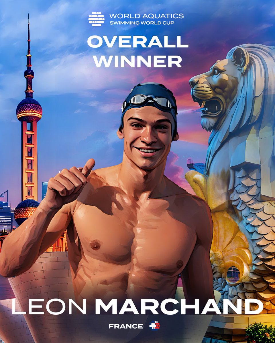 LEON MARCHAND 🇫🇷 SWIMMING WORLD CUP OVERALL WINNER 2024

<a href="/FFNatation/">FFN</a> <a href="/leon_marchand/">Léon</a>