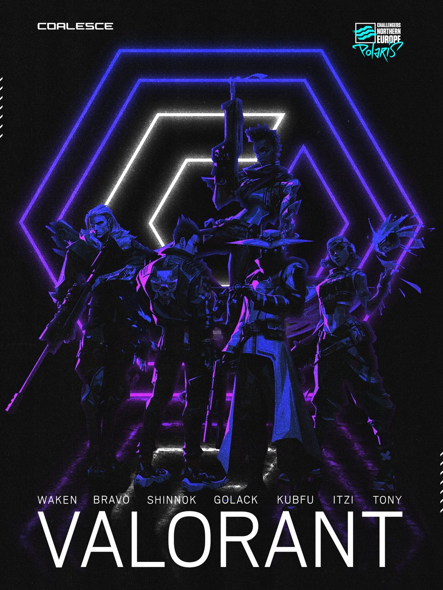 TeamCoalesce's tweet photo. Introducing Coalesce Valorant heading into 2025 βοΈ
π¬π§: @WakenVAL Captain & IGL - Controller
ππΊ: @bravoVLR - Flash initiator
ππΊ: @shinnokgod - Recon
π¬π§: @twitchgolack - Duelist
π¬π§: @KubfuVAL - Sentinel
π³π±: @TonY_Valorant - Head coach
π¦πΉ: @Itzi_Valorant - Assistant coach
#CLSVal | @valleague_ne | #StrongerTogether πͺ