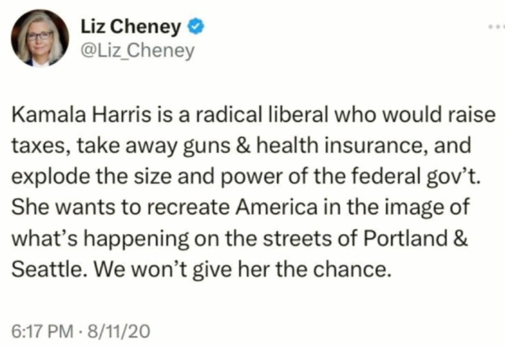JimDaBink's tweet image. It is a clear attemp to damage the reputation of Trump prior to the election. 
Defamation &amp;amp; libel are not protected under Freedom of the Press. 
This is Clear desperation on team Stop Trump.

The irony of Liz's own statement about Kamala.