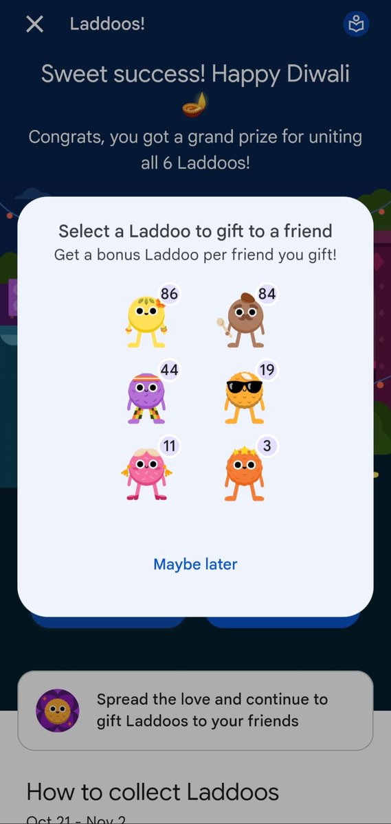 500 Reposts, 500 Likes also comment Twinkle &amp; I will personally DM the Twinkles to 10 Random comments.

P.S.: Today is the last date!
#GPay #Laddoo #GiveAwayAlerts
#GiveAway #GPayRewards #Twinkle #GPayLaddoos