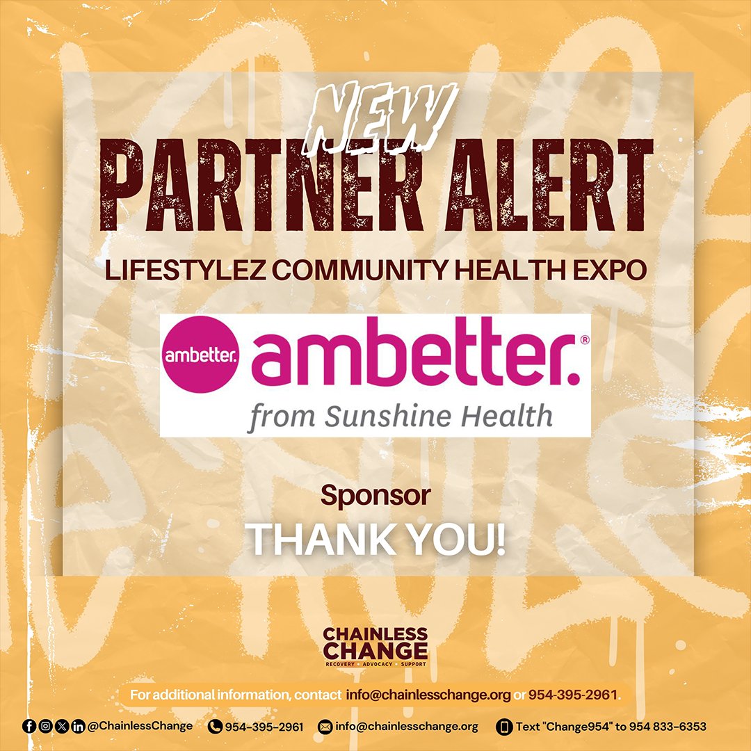ChainlessChange's tweet image. 🙌🏾 Special shoutout to @AmbetterHealth for sponsoring our upcoming Lifestylez Community Health Expo!   

With Ambetter’s support, we’re able to further our work in promoting health, equity, and opportunity for all.