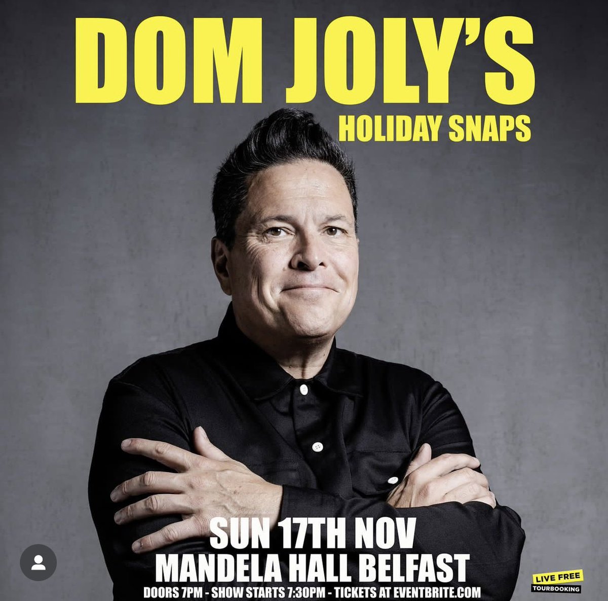 domjoly's tweet image. One more reminder that I’m doing a #belfast #belfastcity #belfastnorthernireland gig at Mandela Hall on Sunday 17th Nov. 

Link in comments ⬇️