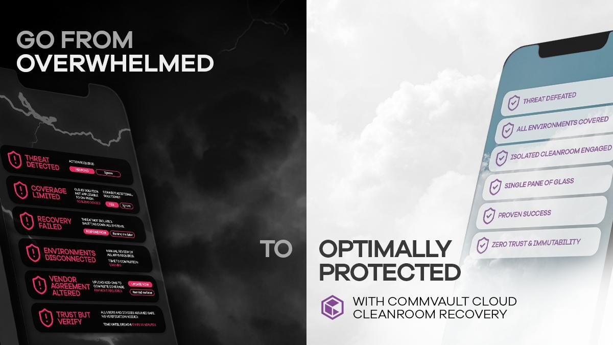 Get all of the top 6️⃣solution requirements on your side with #CommvaultCleanroom and unlock #continuousbusiness — and a streamlined notification dashboard. 💆Name something better. We’ll wait. 

See how it works in our Cleanroom Buyer’s Guide: ow.ly/JRBe30sHFMS