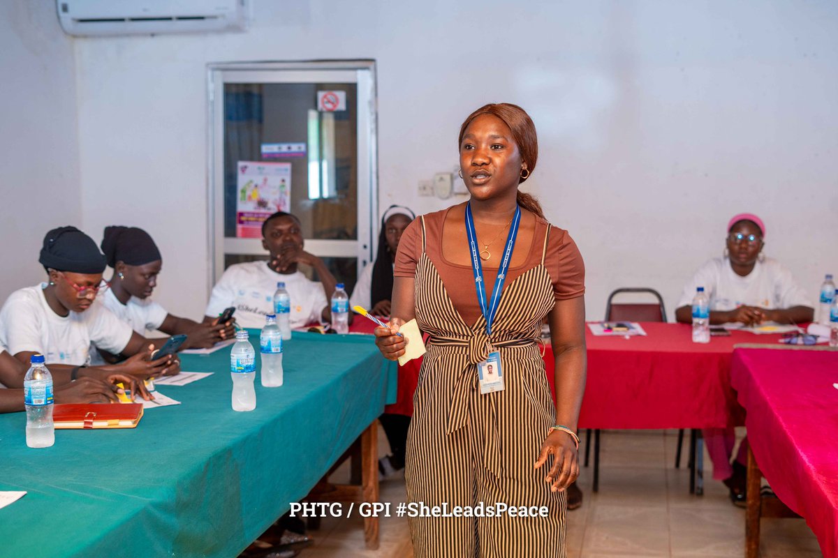 PeaceHubGMB's tweet photo. With support from @UNFPATheGambia through @TANGO_NGOandCSO, we kickstart our GPI 2.0 capacity building training with youths in WCR.

The training is aim at equipping young people and women with the knowledge to lead peace dialogues in their communities.

#SheLeadsPeace https://t.co/lLiu7hBW2s