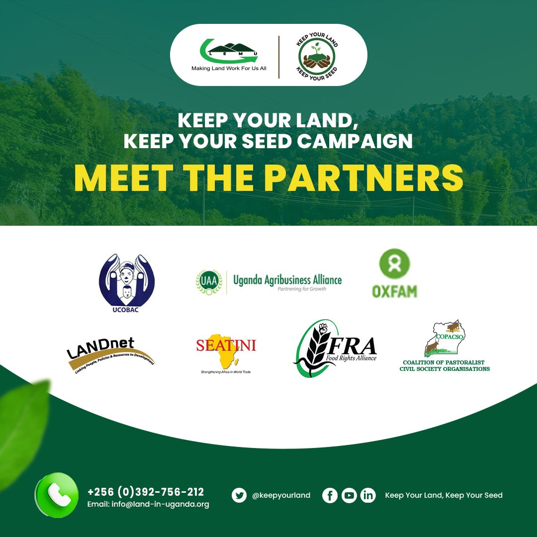 Coalition of Pastoralist CivilSocietyOrganisations (@copacso) on Twitter photo #KeepYourLandKeepYourSeed campaign is here !
Our commitment lies in empowering pastoralist communities and safeguarding our natural heritage for a sustainable future. #YourLandYourSeed <a href="/LEMU_Uganda/">Land and Equity Movement in Uganda</a>
<a href="/landnetug/">LANDnet Uganda</a>
<a href="/OxfaminUganda/">Oxfam in Uganda</a> #KeepYourLandKeepYourSeed campaign is here !
Our commitment lies in empowering pastoralist communities and safeguarding our natural heritage for a sustainable future. #YourLandYourSeed <a href="/LEMU_Uganda/">Land and Equity Movement in Uganda</a>
<a href="/landnetug/">LANDnet Uganda</a>
<a href="/OxfaminUganda/">Oxfam in Uganda</a>