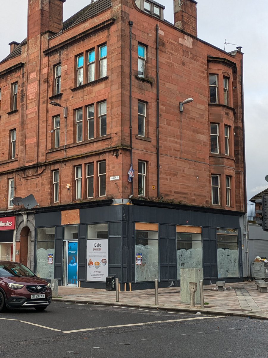 _RSteel_'s tweet photo. Been saying it for years, a matter of time before gentrification hits Brigton and there's an artisan cafe at the cross. Hot on the heels of the Partick-Govan bridge, the Seven Ways pub no more. Glasgow's march of gentrification is relentless. https://t.co/uVAVvD0fCu