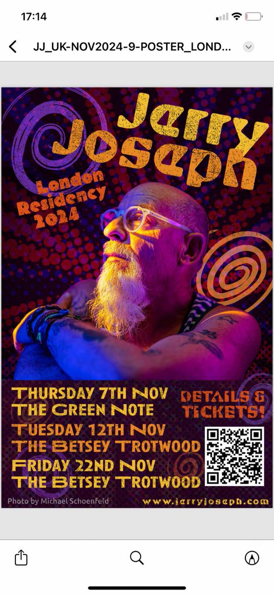 Black Cat Music Prom (@blackcatmusicpr) on Twitter photo Low ticket alertβ¦.
Still tickets left for <a href="/JerryJosephNMF/">Jerry Joseph</a>, <a href="/nowak_paul/">Paul Nowak</a> and other friends at <a href="/the_betsey/">The Betsey Trotwood</a> on 12th but going quick.
Donβt hang around. Link to tickets for this and Jerryβs show on 22nd in bio π Low ticket alertβ¦.
Still tickets left for <a href="/JerryJosephNMF/">Jerry Joseph</a>, <a href="/nowak_paul/">Paul Nowak</a> and other friends at <a href="/the_betsey/">The Betsey Trotwood</a> on 12th but going quick.
Donβt hang around. Link to tickets for this and Jerryβs show on 22nd in bio π