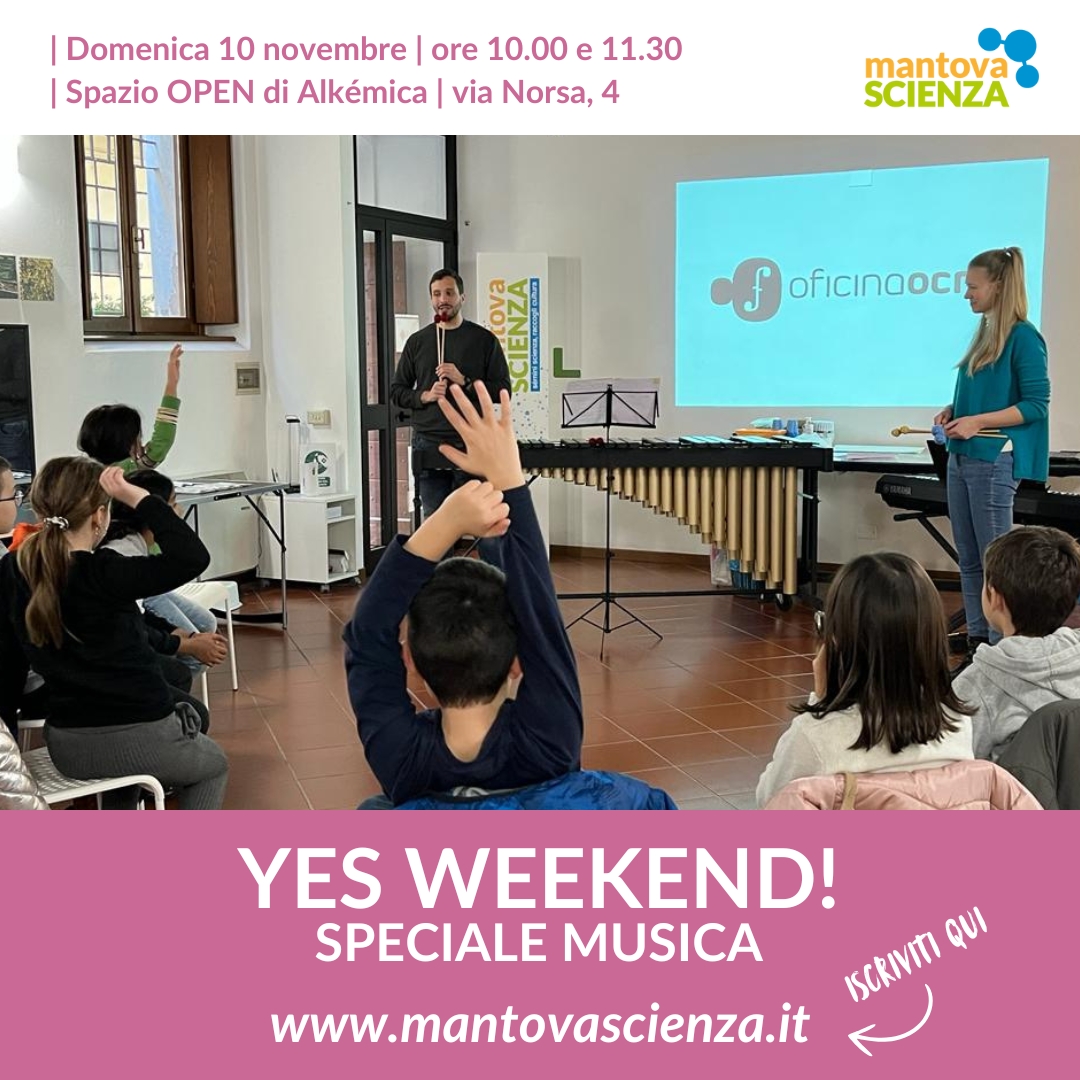 🎼La cassa si scassa se la corda si scorda; e sì che le stava simpatica!

Un laboratorio dai 6 anni in su, iscrizioni aperte.

Giocare con la musica, anche grazie agli strumenti della scienza. Riccardo Dal Mas e la sua chitarra🎸proveranno a mostrarlo, con buona pace della cassa.