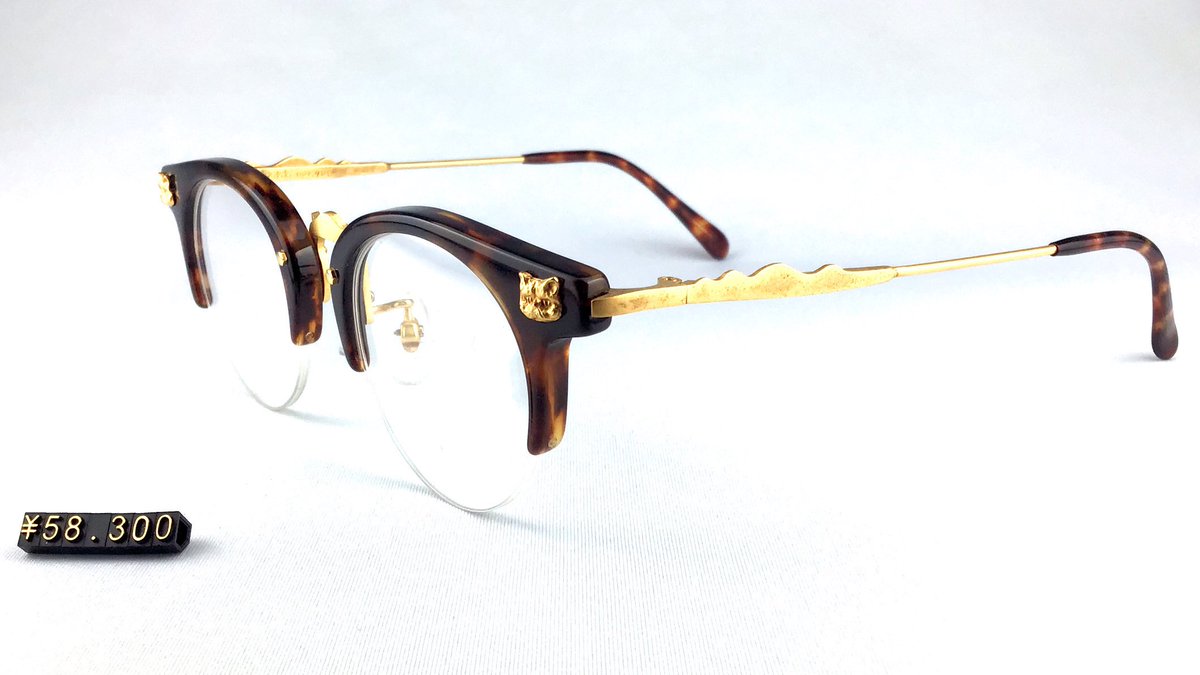 kikiki optique】 愛らしい『猫』をあしらった、猫好きにはたまらない 