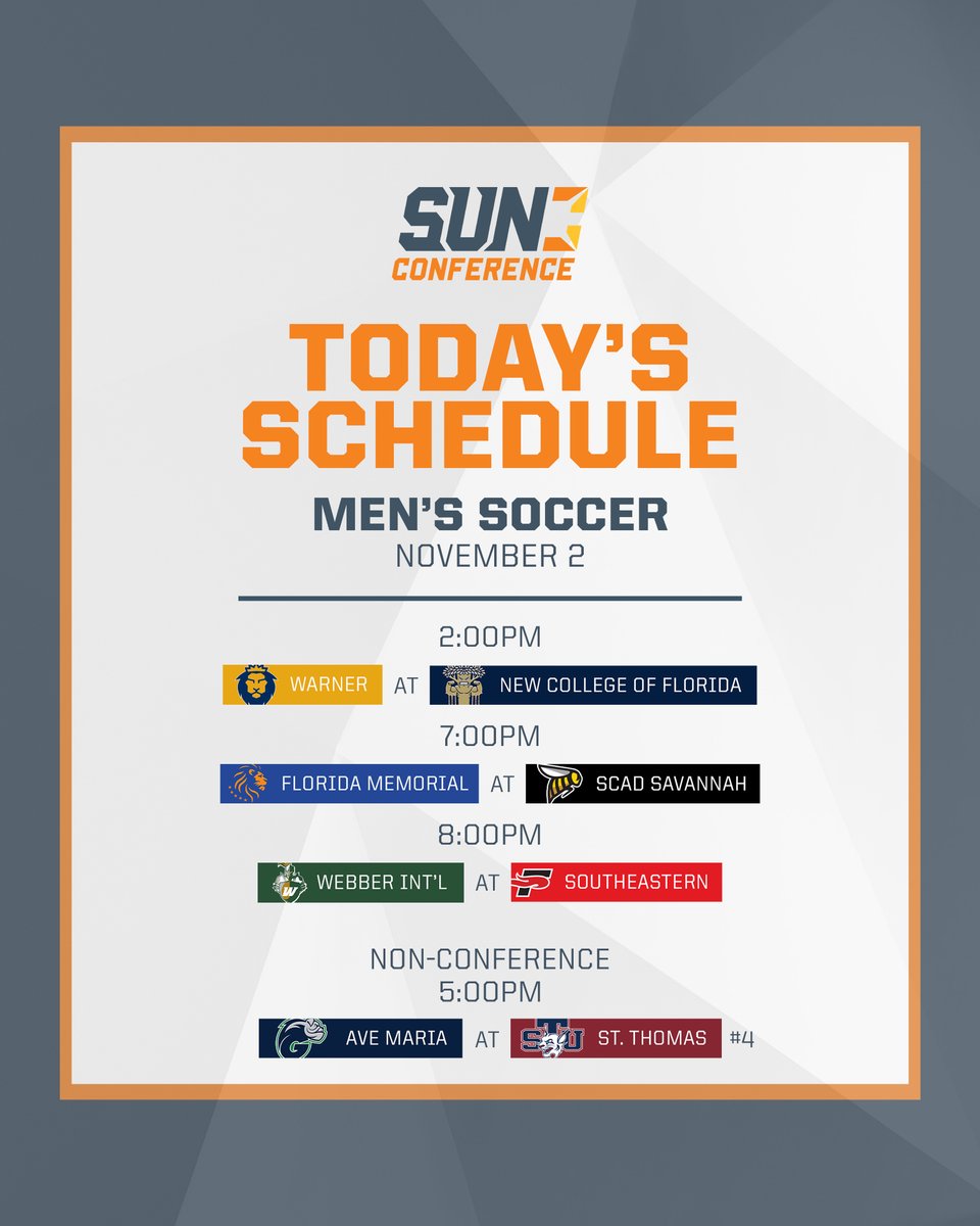 SunConference's tweet image. It’s the final day of conference matchups for #SUNMSOC and #SUNWSOC!

By tonight, we&apos;ll have our regular season champions!

Tune in 📺thesundigitalnetwork.com