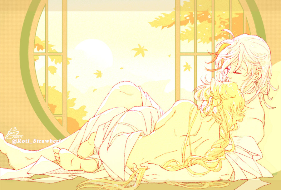 Uploading another version of this piece~ (,&gt;v&lt;,)💕
#kazuther #カズ空 🍁☀️