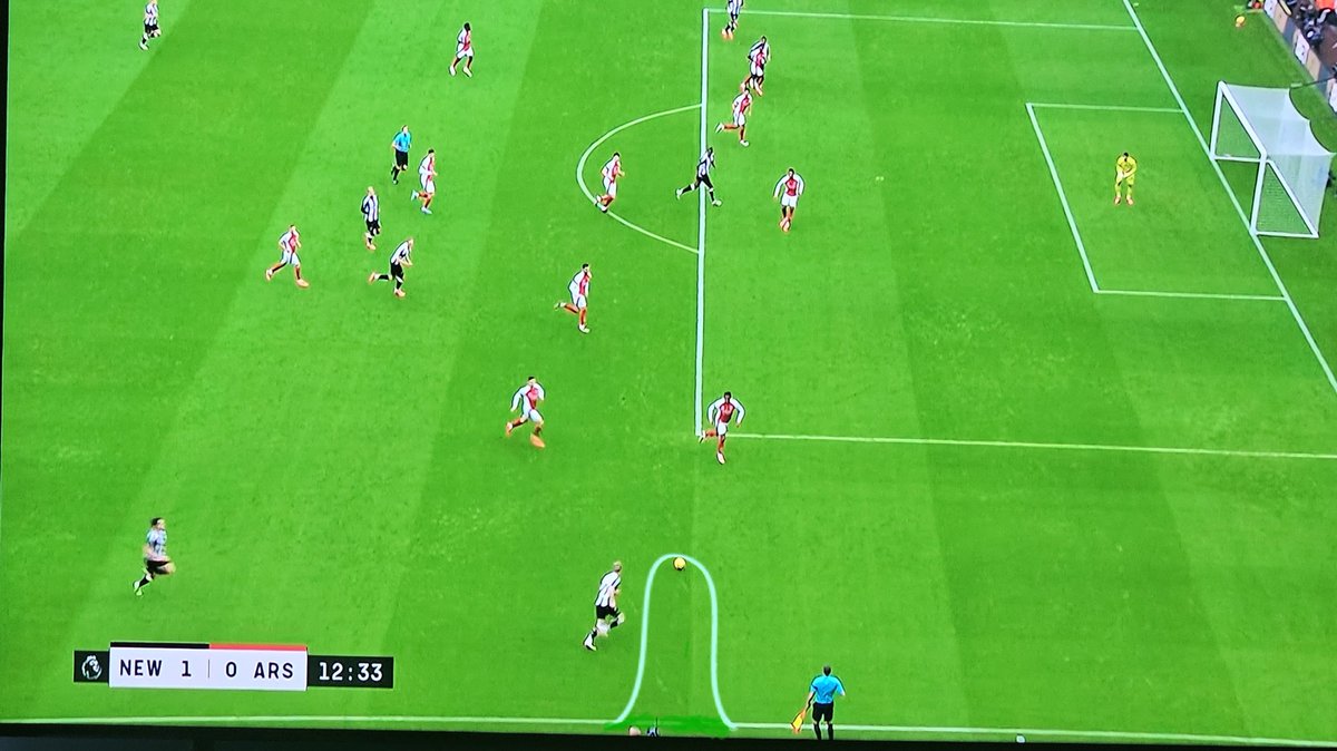 The ball was quite clearly out like