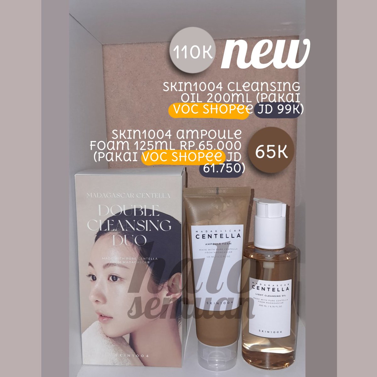 wts 
Skin1004 cleansing oil 210 ml NEW ONLY 99K

link co 🍊
id.shp.ee/66mol3s?smtt=0…