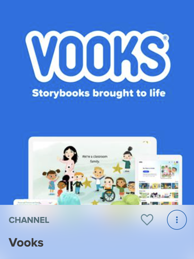 I don't know how everyone feels about audiobooks, but I'm a fan! <a href="/DiscoveryEd/">Discovery Education</a> has some great options for video books &amp; audiobooks
I 💙 the <a href="/vooks/">Vooks</a> channel!  There are activities you can do with the books too.  Hearing music as the text goes along the page is beautiful!

#pd4uandme
