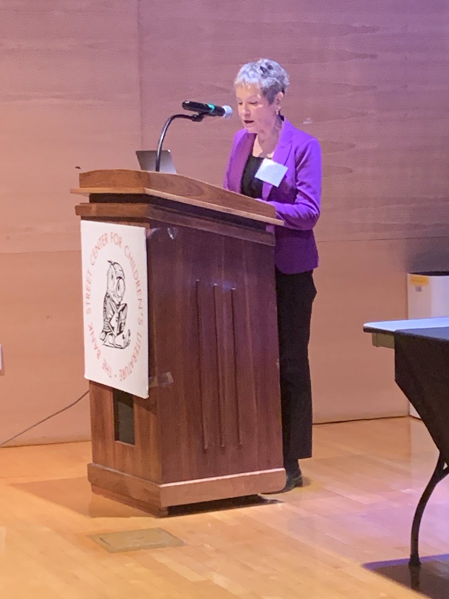 ⁦<a href="/roxiemunro/">Roxie Munro</a>⁩ introduces the members of “Studio 6.” #BookFest24