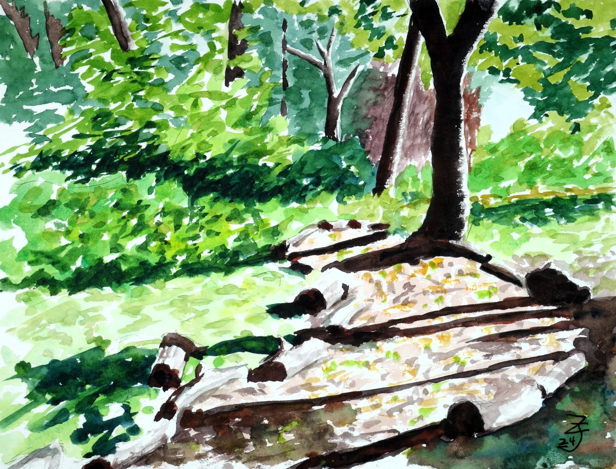 Jose Zalabardo (@josezalabardo) on Twitter photo Path through the spinney in the Grove.
Watercolour on paper.
From a photo by <a href="/stephenmid/">Stephen Middleton</a>
<a href="/FriendsAllyPark/">Alexandra Park</a> <a href="/APNeighbours/">Alex Park Neighbours</a> Path through the spinney in the Grove.
Watercolour on paper.
From a photo by <a href="/stephenmid/">Stephen Middleton</a>
<a href="/FriendsAllyPark/">Alexandra Park</a> <a href="/APNeighbours/">Alex Park Neighbours</a>
