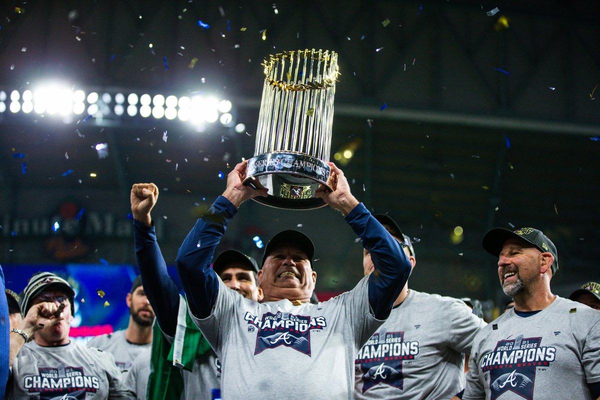 OTD in 2021 Max Fried threw the signature game of his career, firing six shutout innings. Jorge Soler crushed a 3-run HR out of the stadium to stake the Braves to an early lead. They added on to finish the Astros off 7-0 to claim the 4th WS title in franchise history.