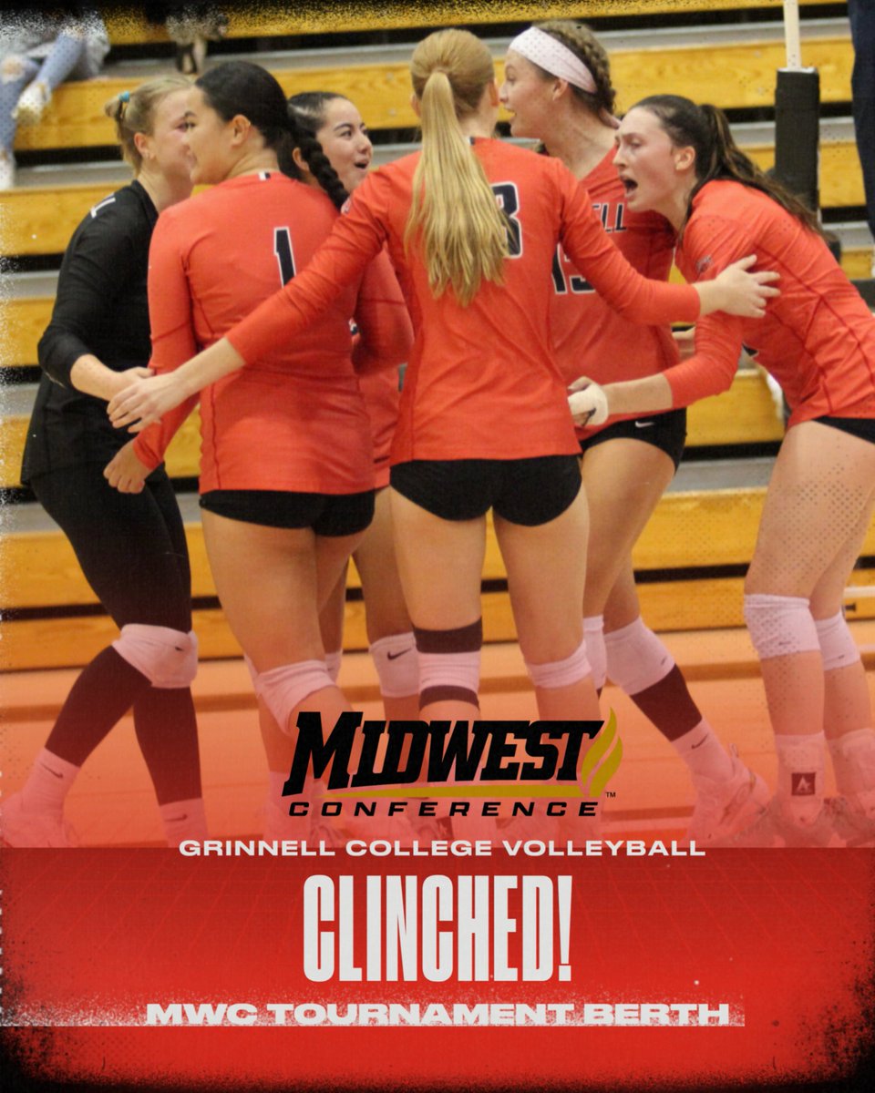 For the 8th season in a row, and 13th time overall, Grinnell College volleyball is heading to the Midwest Conference Tournament!