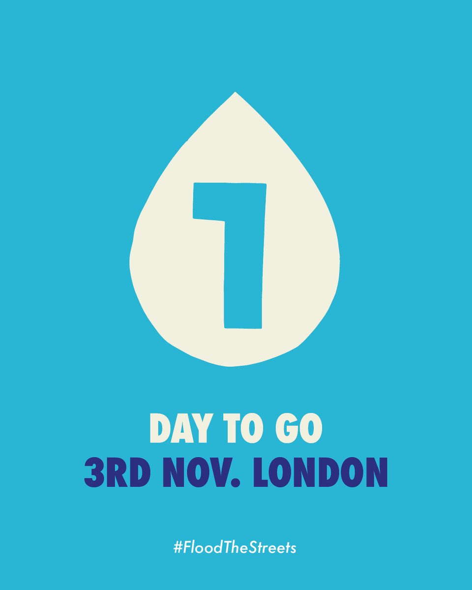 WildlifeTrusts's tweet photo. ⚠️ Water is life. Yet here in Britain, it's on life support. ⚠️

📢 Join us TOMORROW as we march on the streets of London to reclaim our right to clean water for everyone across the UK.

Find out more &amp; see you there! 👉 https://t.co/QZyZ3rpFMh  #FloodTheStreets https://t.co/60whGpf7Ka