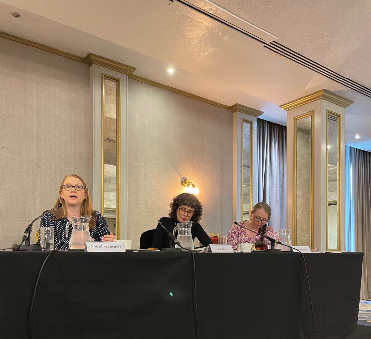 Scottish Women's Convention (@swcwomen) on Twitter photo Our expert panel in action during our Q&A Session!!
Shirley-Anne Somerville (left), Ruth Boyle (middle) and Marianne Scobie (right)
<a href="/S_A_Somerville/">Shirley-Anne Somerville</a>
<a href="/ruthboyler/">Ruth Boyle</a>
<a href="/PovertyAlliance/">The Poverty Alliance</a>
<a href="/GDA__online/">Glasgow Disability Alliance</a>
#SWCPoverty24 #EndPoverty #WomensVoices Our expert panel in action during our Q&A Session!!
Shirley-Anne Somerville (left), Ruth Boyle (middle) and Marianne Scobie (right)
<a href="/S_A_Somerville/">Shirley-Anne Somerville</a>
<a href="/ruthboyler/">Ruth Boyle</a>
<a href="/PovertyAlliance/">The Poverty Alliance</a>
<a href="/GDA__online/">Glasgow Disability Alliance</a>
#SWCPoverty24 #EndPoverty #WomensVoices