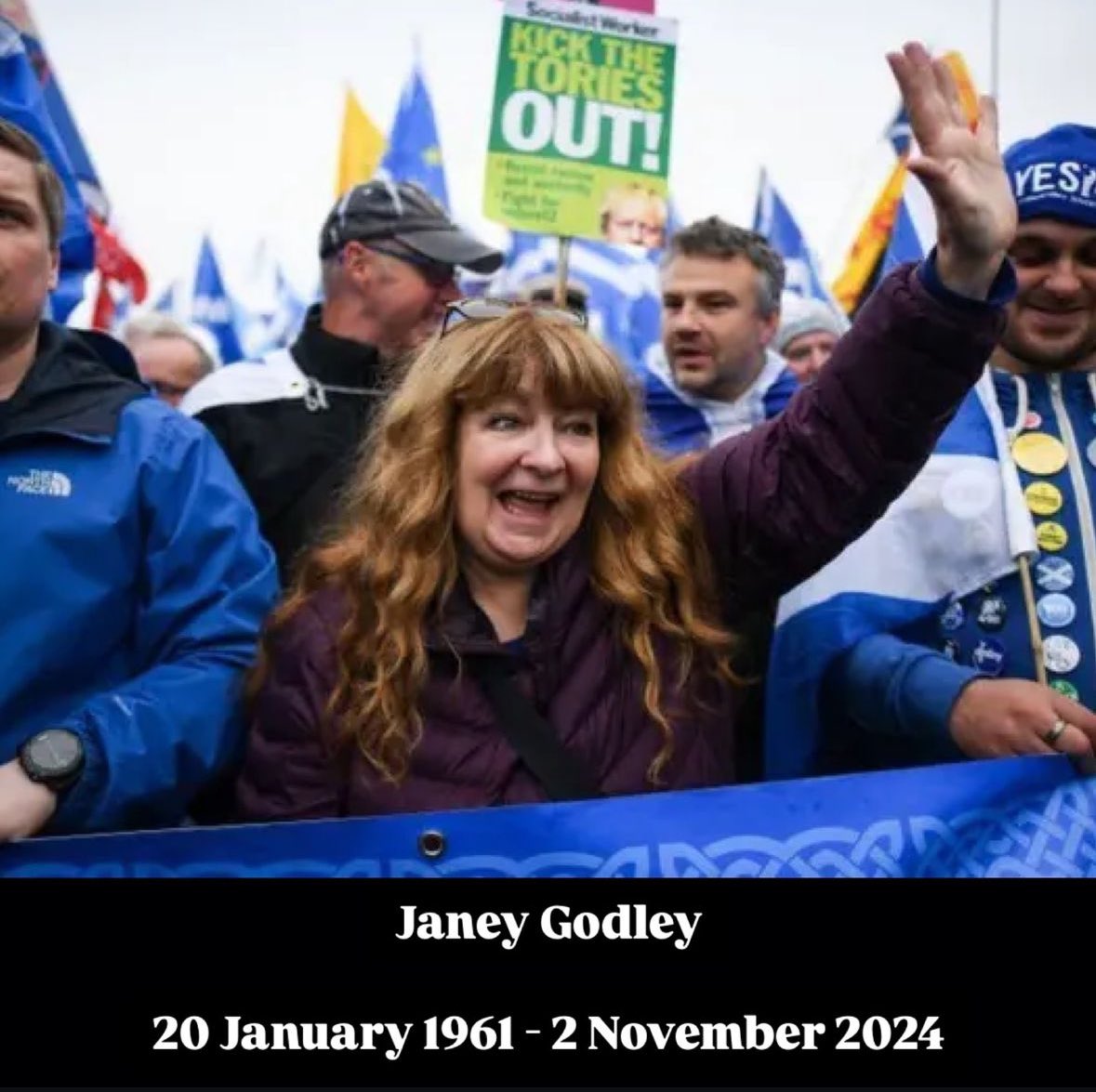 Losing Janey is a heartbreaking one, but there’s no time to fuck about. It’s now our job to call Trump a c*nt at any given opportunity.

A little tribute from me, some random idiot that was shocked to find she was following me when I first started making video content during