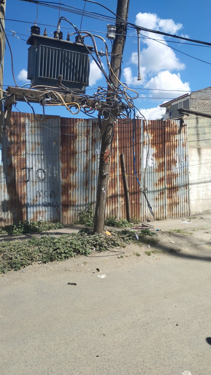 NdiranguPharis's tweet photo. @KenyaPower_Care disaster in waiting umoja 1 near sea boat https://t.co/9Dij4FyywY
