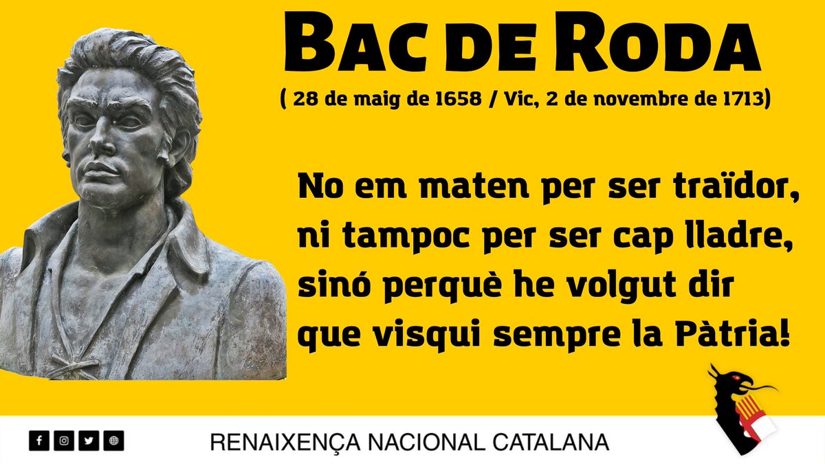 Bac de Roda ( 1668 / 2 de novembre de 1713 )