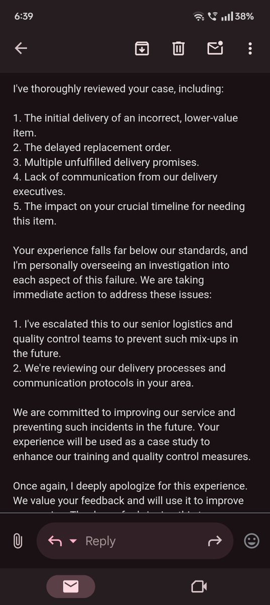jayeshnambrath's tweet photo. @AmazonHelp since I am the aggrieved person, I should be having the right to know the result of investigation here on order 408-7663976-1748366.

Wonder why Amazon doesn't informs this to the aggrieved here, why is it so, why investigations are all internal? (1/2) https://t.co/8rs9C5OVMO