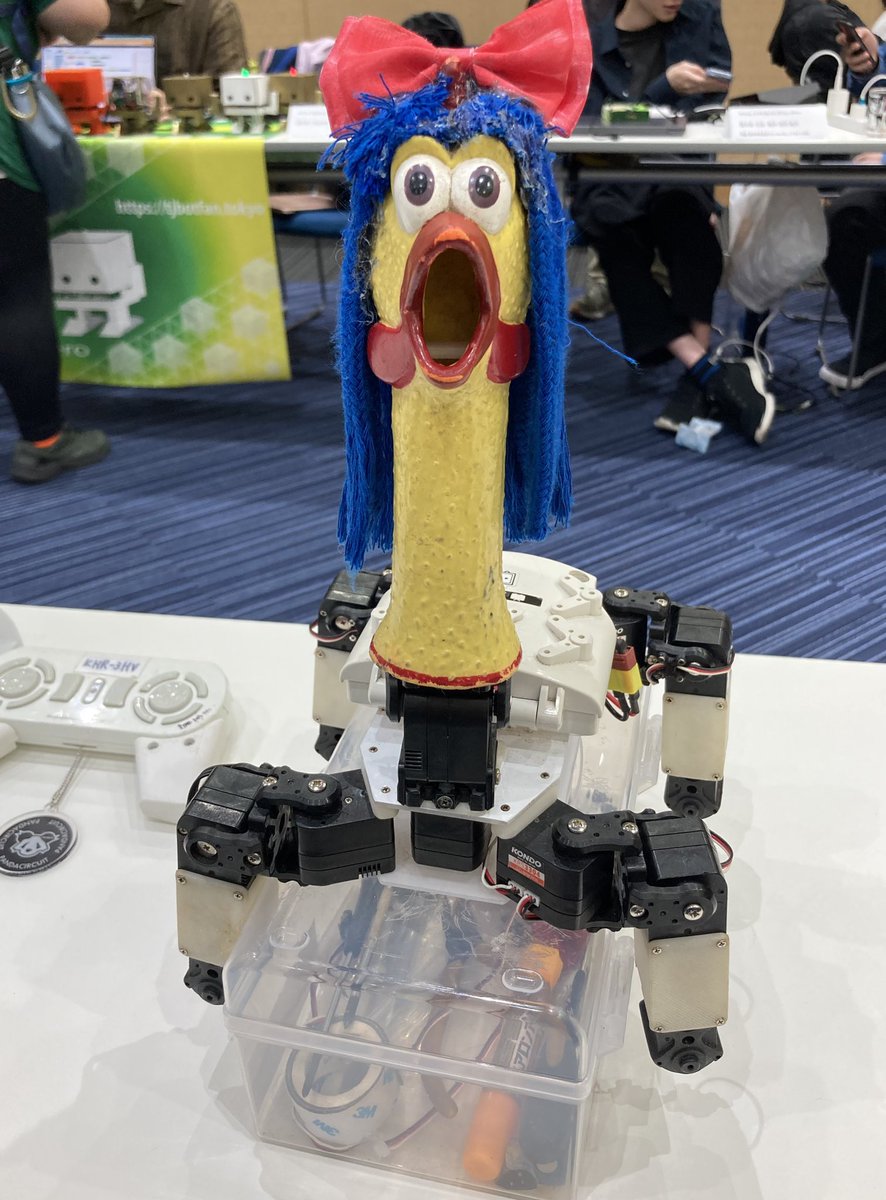 pokipoki121's tweet photo. #ピピ美ロボ 
11月23日(土)24日(日)に行われる
メイカーフェア大垣で動かします。
よろしくお願いします🙇
#OMMF2024 #OMMF https://t.co/RzfaekABrD