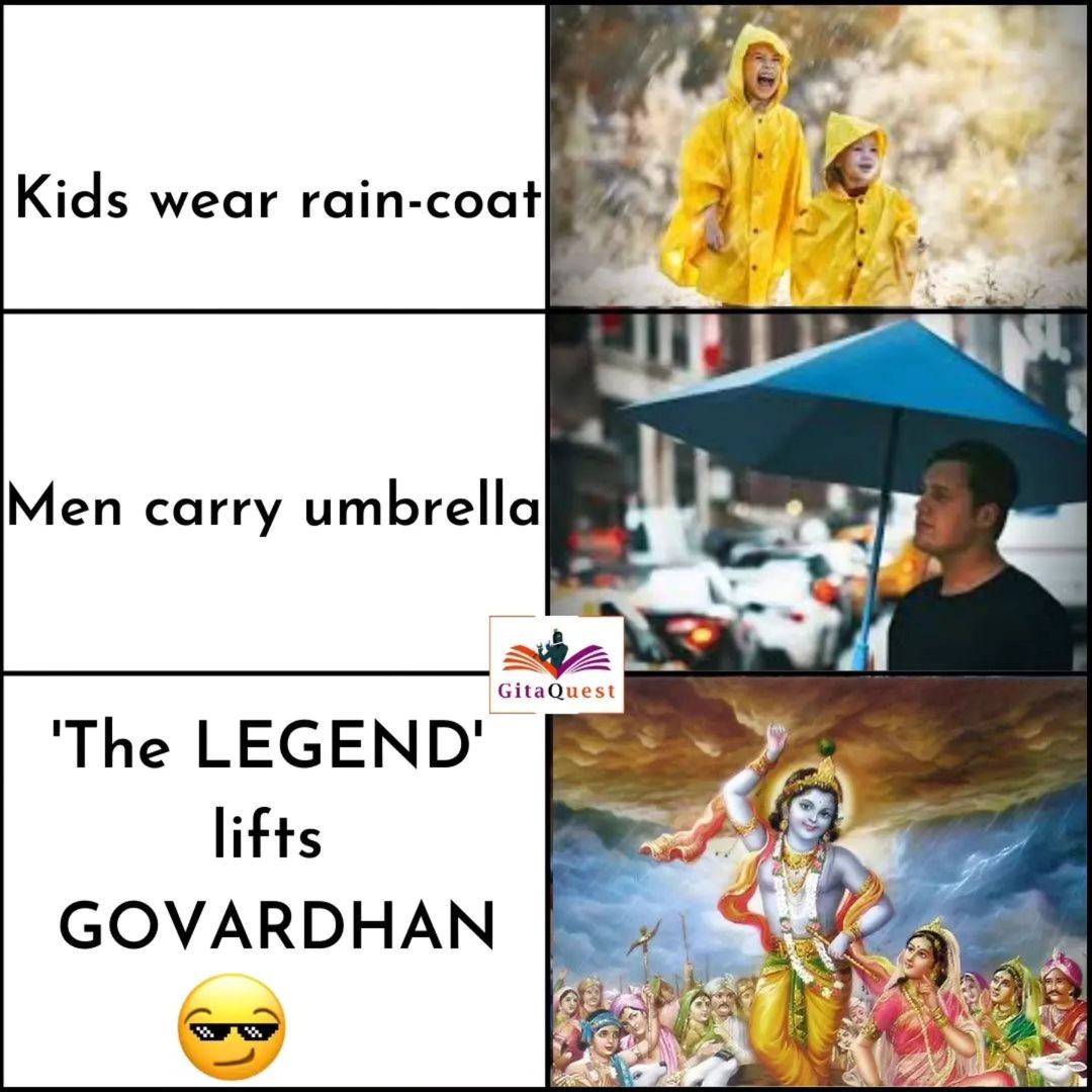 Bhgawad_Gita's tweet photo. There is only one 'The Legend': GIRIDHARI https://t.co/5kghmp9sfn