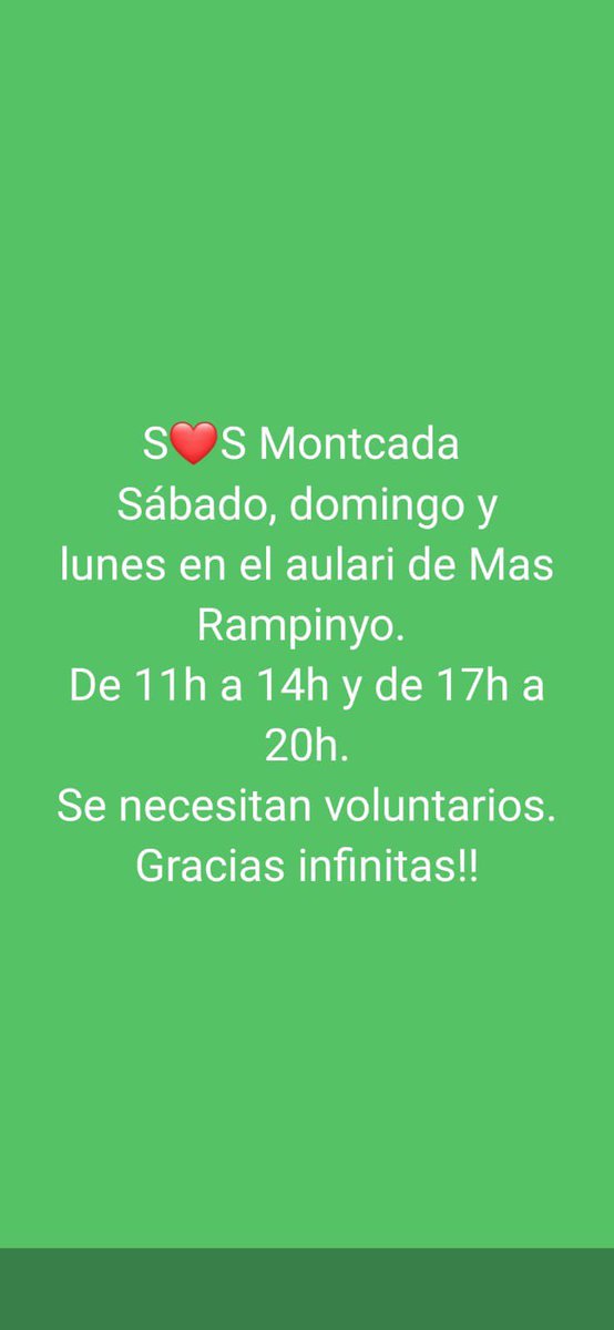 LesAltresVeus's tweet photo. La societat civil de #Montcada s’organitza en solidaritat amb el País Valencià.

📸 @ateneuabi SOS Montcada https://t.co/q0Atm1YvSt