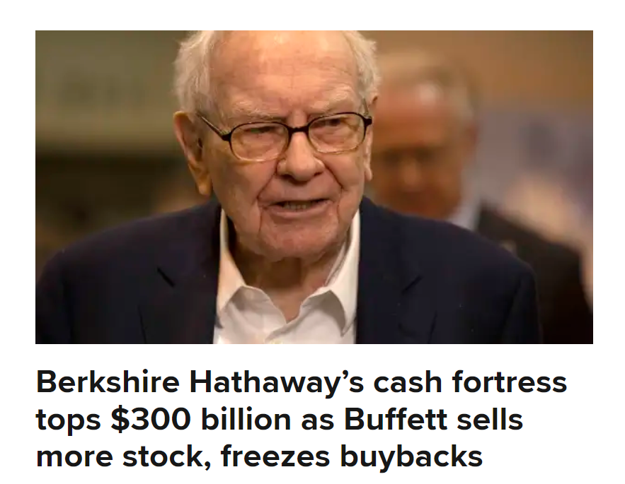 Investeraren's tweet image. Warren Buffetts Berkshire Hathaway har nu nästan 3 500 miljarder kr i torrt krut. Det motsvarar hela 4,5x mer än hela börsvärdet för Stockholmsbörsens mid- och small cap tillsammans! #PrataPengar