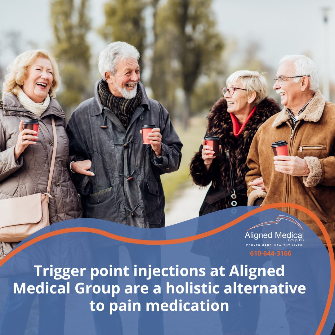Aligned_Medical's tweet image. Trigger point injections at Aligned Medical Group are a holistic alternative to pain medication. #TriggerPointInjections numb pain, relax tight muscles, and reduce inflammation—all without side effects! Make an appointment for non-invasive #PainSolutions!